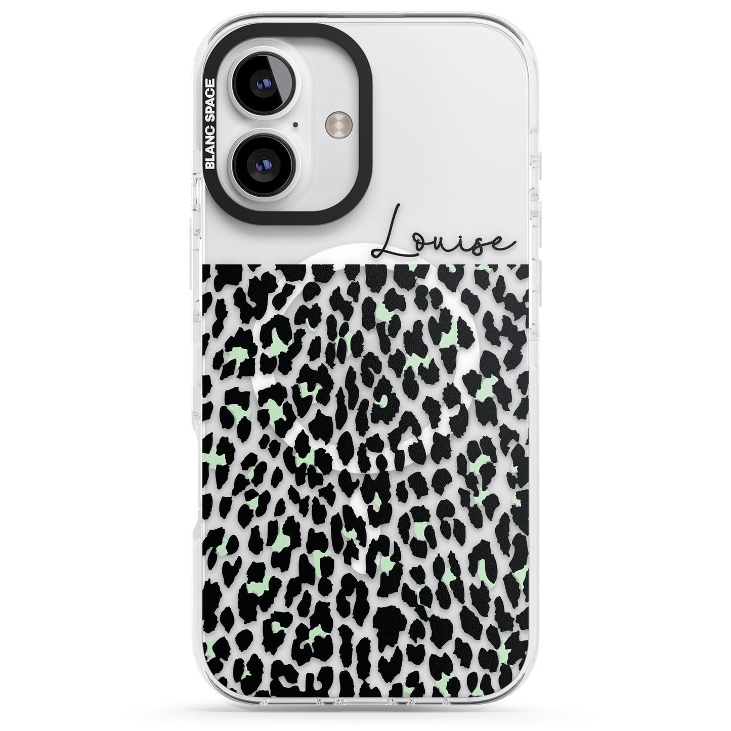 Personalised Seafoam Leopard