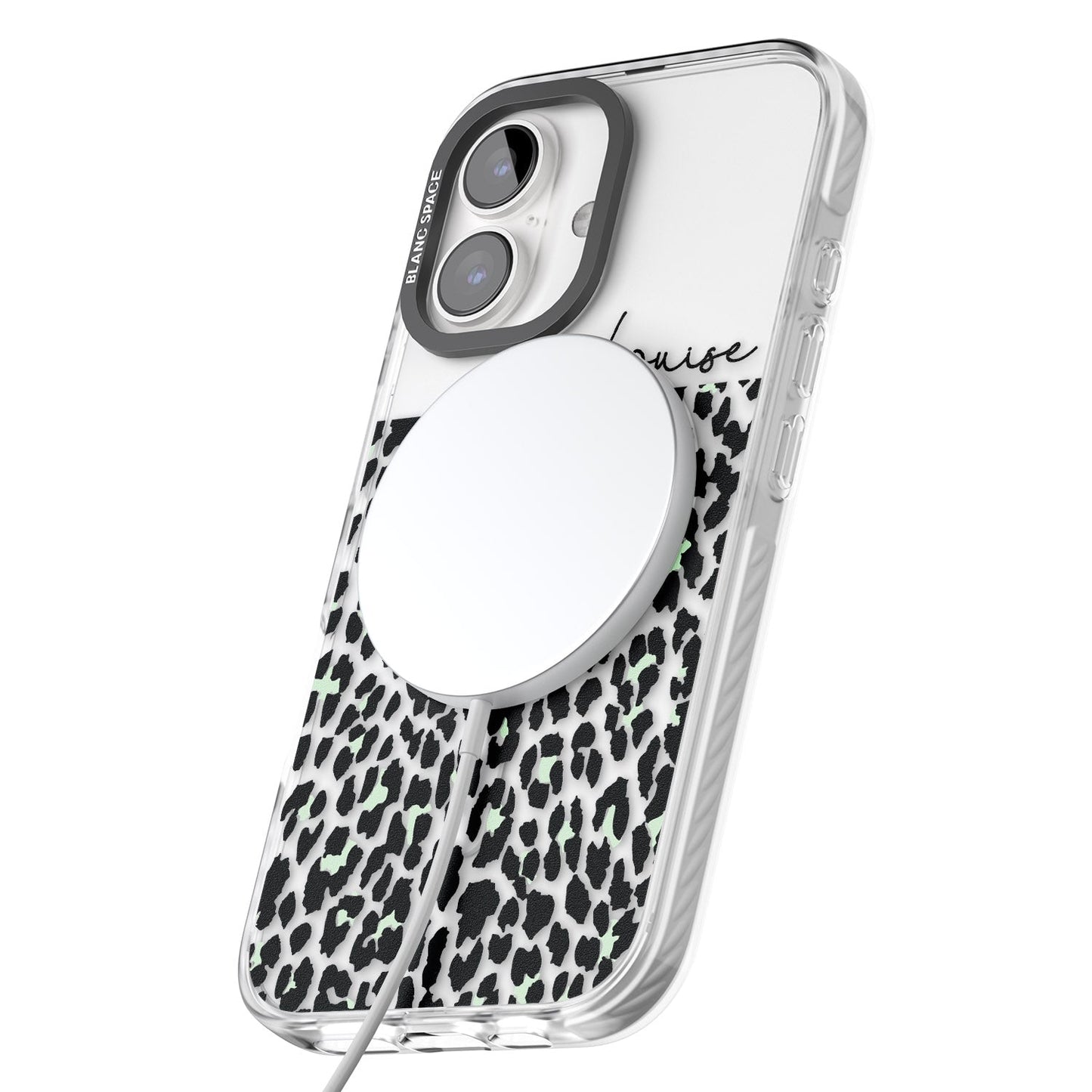 Personalised Seafoam Leopard
