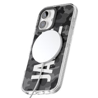 Personalised Black Camo Name Vertical