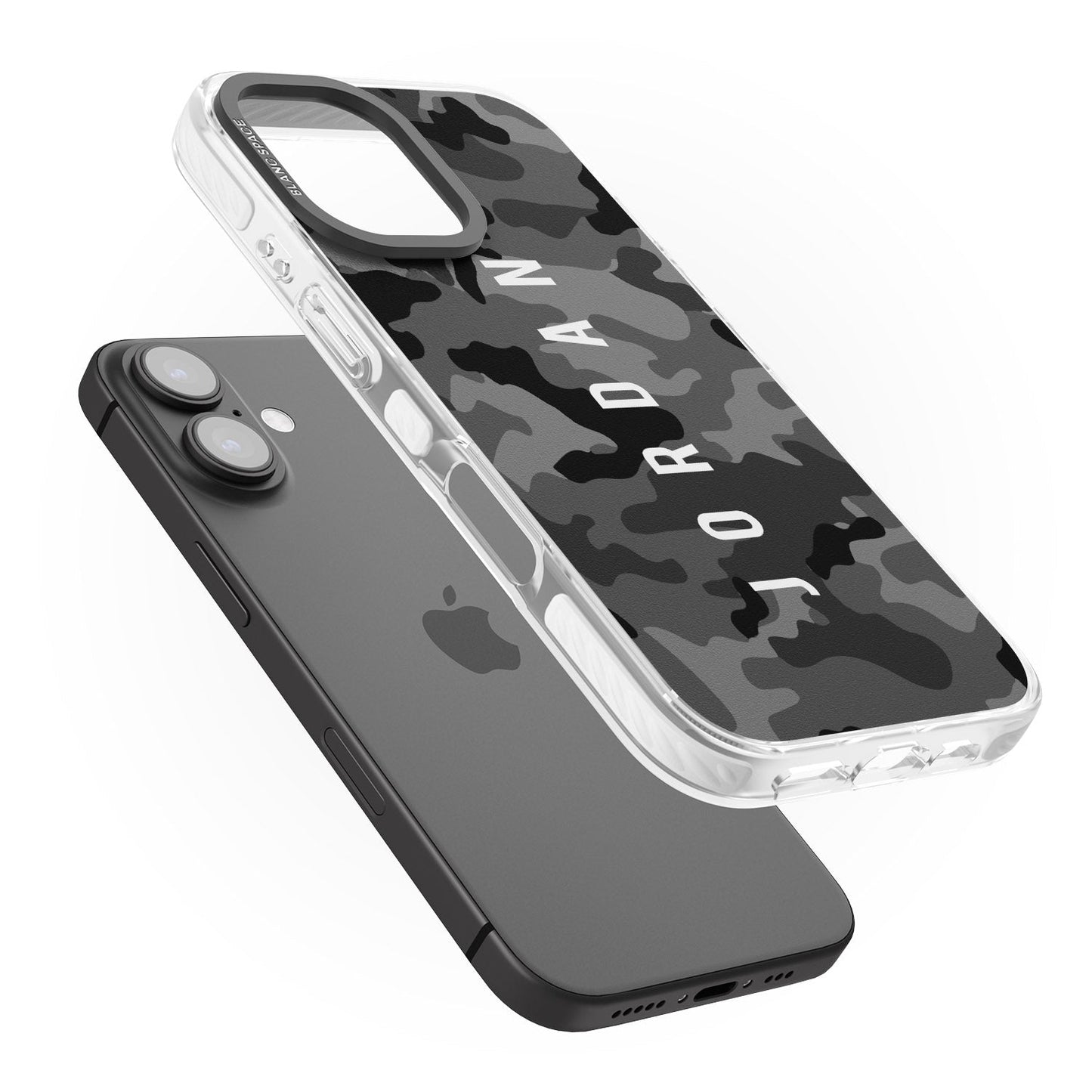 Personalised Black Camouflage Name