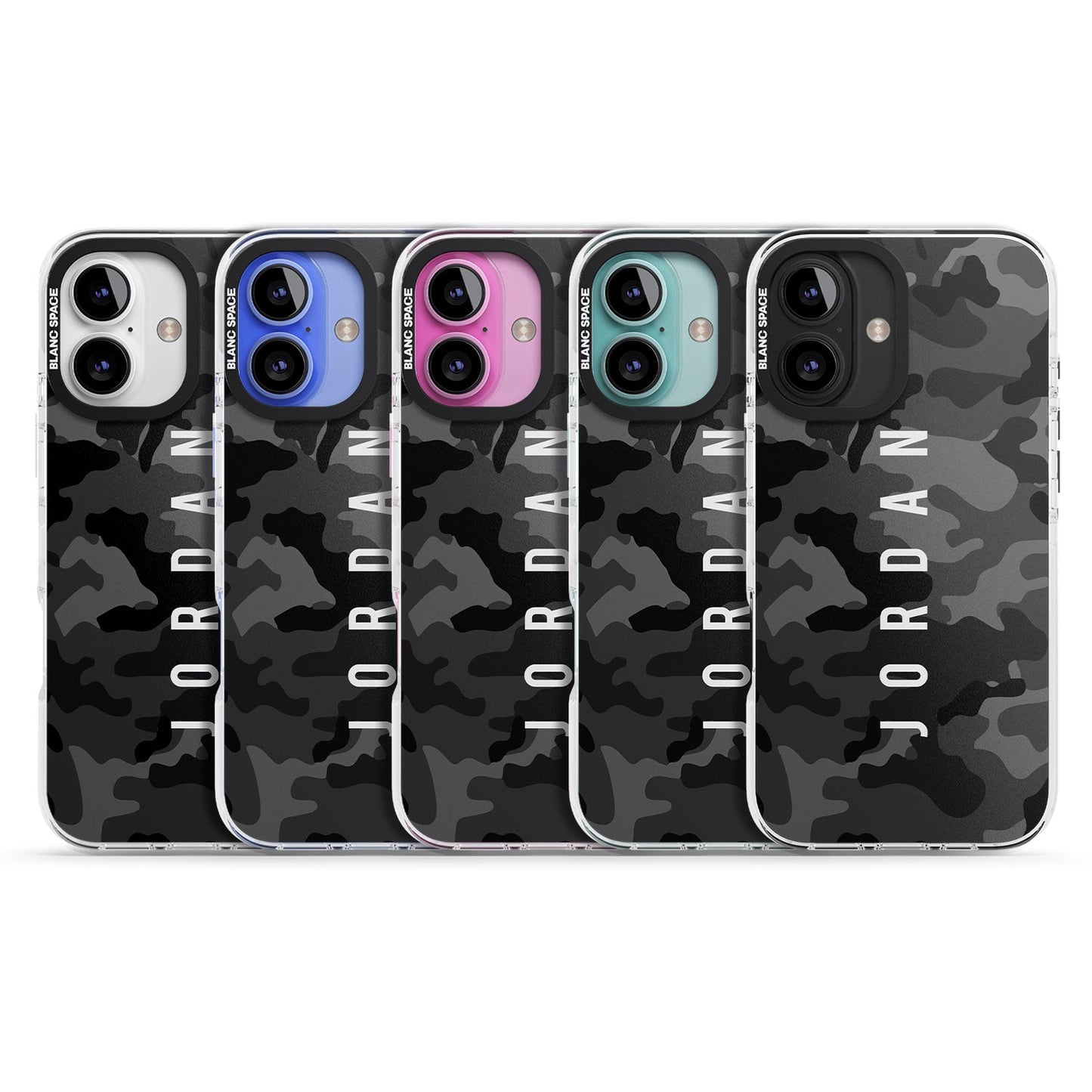 Personalised Black Camouflage Name