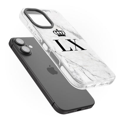 Personalised Initial Crown Marble