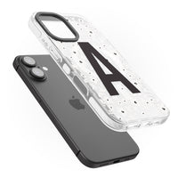 Initiale en gras personnalisée et florale