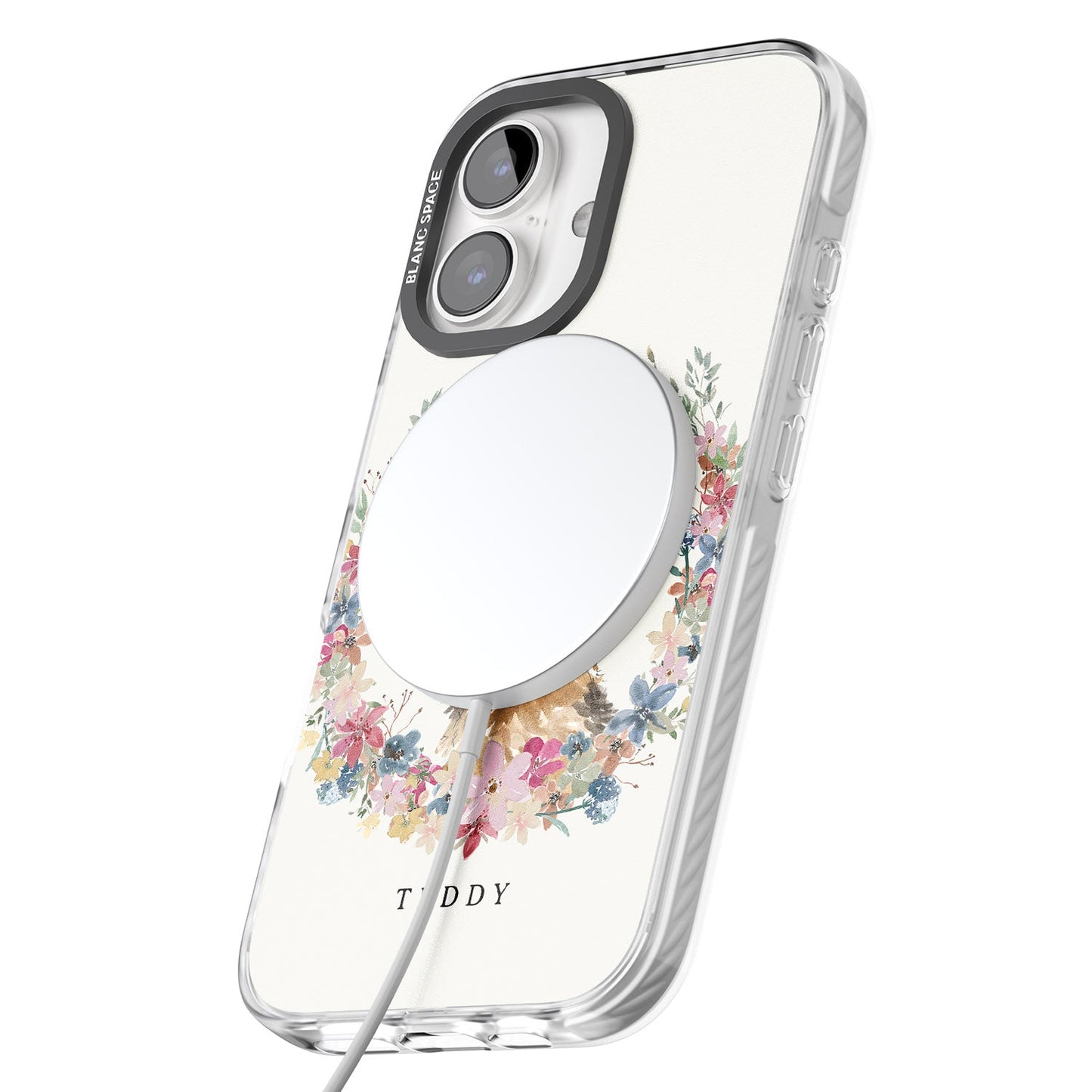 Personalised Yorkshire Terrier Floral Portrait