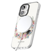 Personalised German Shepherd Floral Portrait