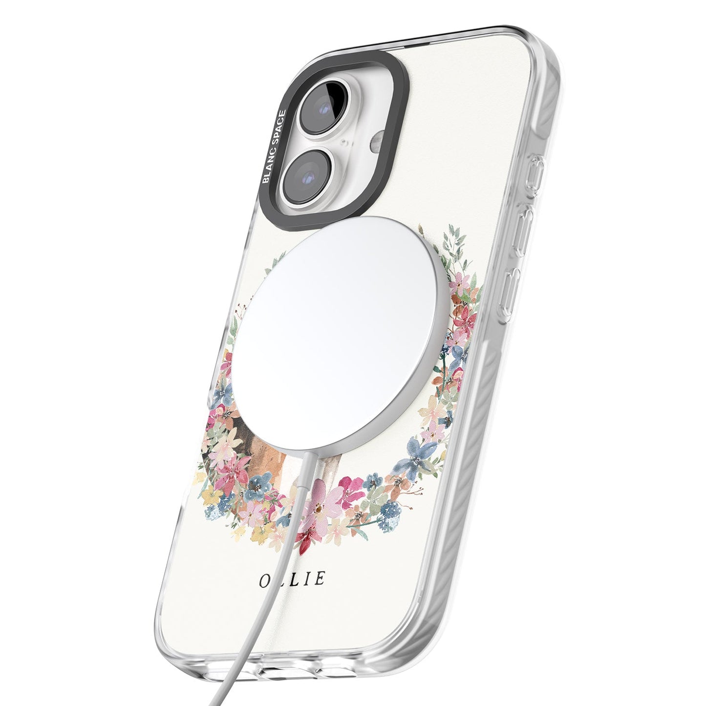 Personalised Beagle Floral Portrait