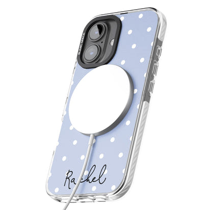 Personalised Simple Light Blue Dots