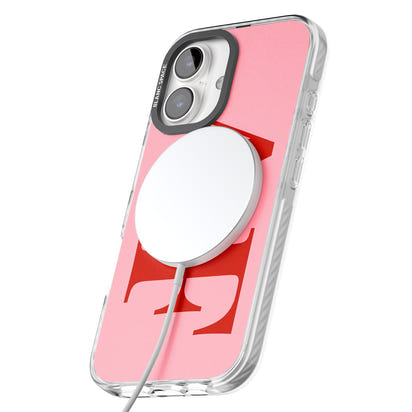 Personalised Red & Pink Letters