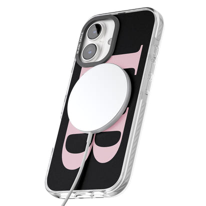 Lettres personnalisées roses et noires vertes