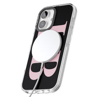 Lettres personnalisées roses et noires vertes