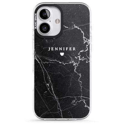 Personalised Black Marble