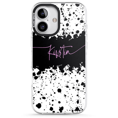 Personalised Bold Paint Splatters
