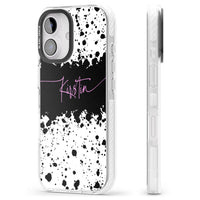 Personalised Bold Paint Splatters