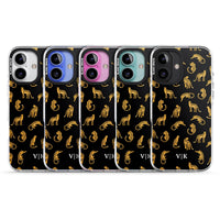 Personalised Gold Cheetah Pattern