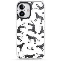 Personalised Black & White Cheetah Pattern
