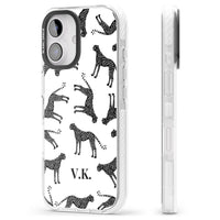 Personalised Black & White Cheetah Pattern