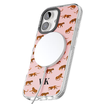 Personalised Pink Safari Tiger Pattern