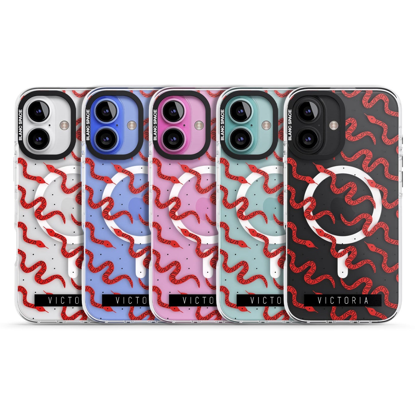 Personalised Red Snake Pattern