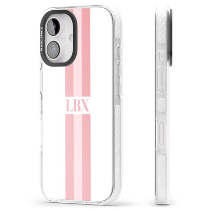 Personalised Minimal Pink Stripe