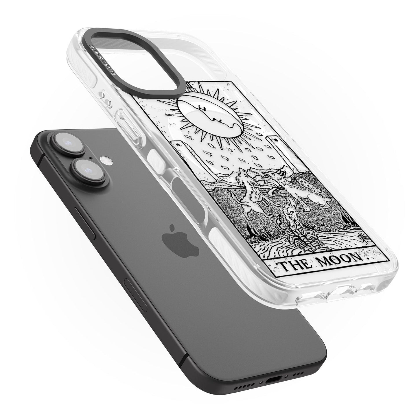 Personalised The Moon Tarot Card (Clear)