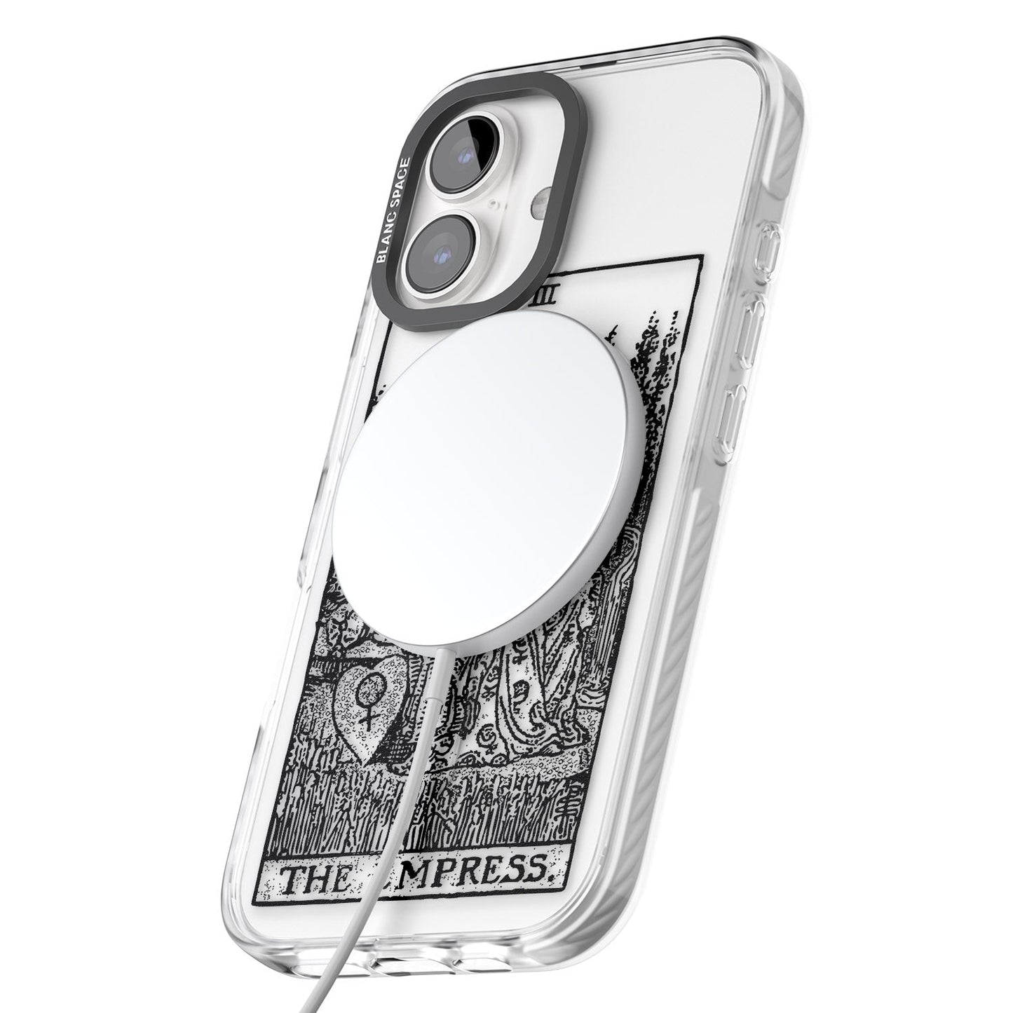 Personalisierte Tarotkarte „Die Kaiserin“ (Transparent)