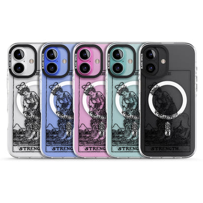 Personalisierte Stärke-Tarotkarte (Transparent)