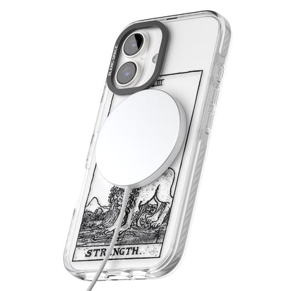 Personalisierte Stärke-Tarotkarte (Transparent)