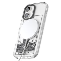 Personalisierte Stärke-Tarotkarte (Transparent)