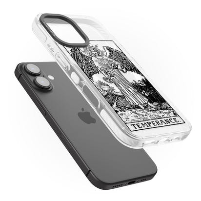 Personalisierte Temperanz-Tarotkarte (Transparent)