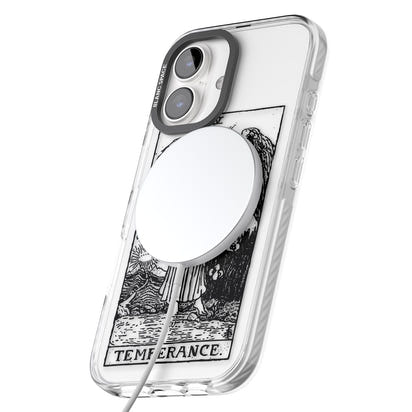 Personalisierte Temperanz-Tarotkarte (Transparent)