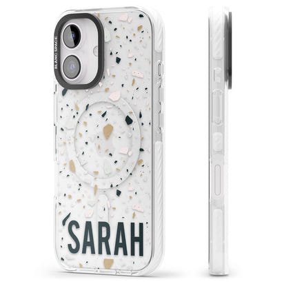 Personalised Terrazzo Blue, Pink, Brown