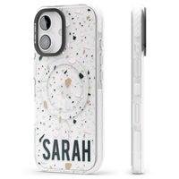 Personalised Terrazzo Blue, Pink, Brown