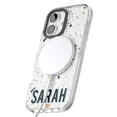 Personalised Terrazzo Blue, Pink, Brown