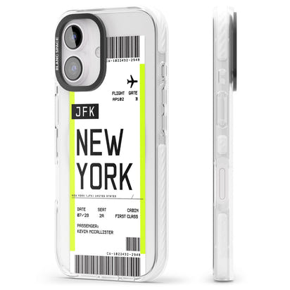 Personalised New York Boarding Pass