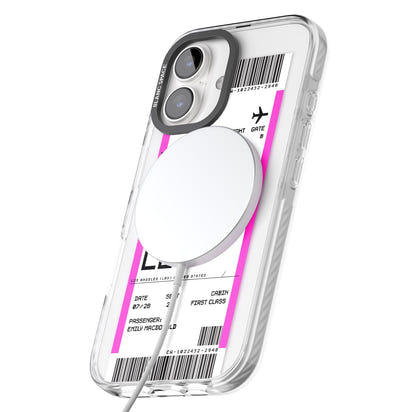 Personalisierte Bordkarte für Los Angeles