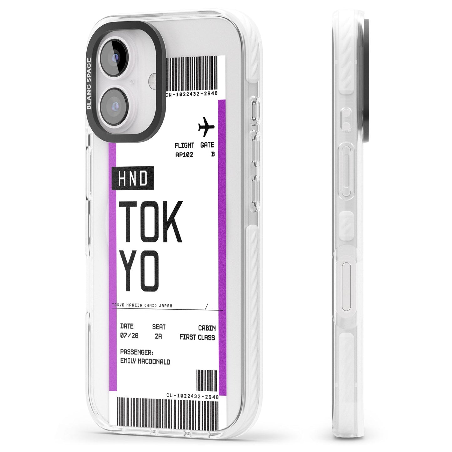 Personalised Tokyo Boarding Pass