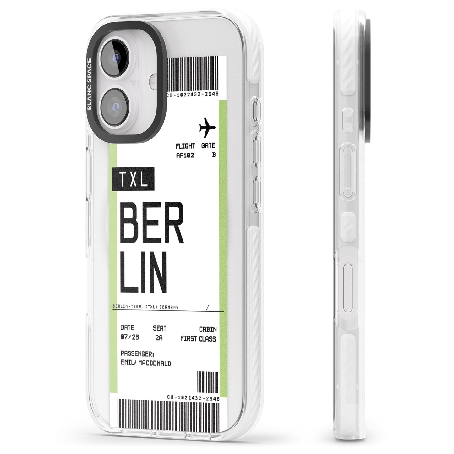 Personalised Berlin Boarding Pass