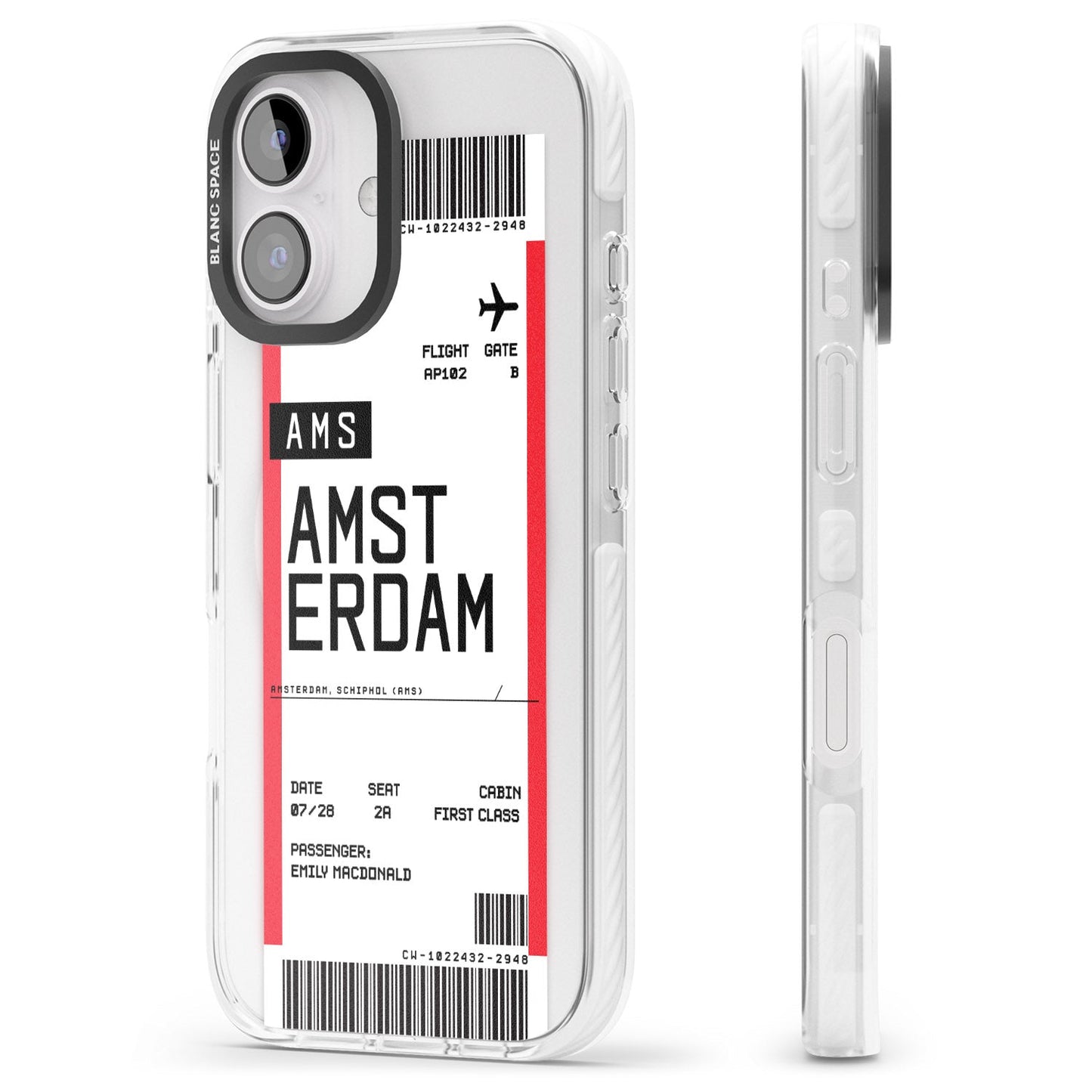 Personalised Amsterdam Boarding Pass
