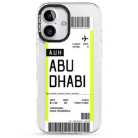 Personalised Abu Dhabi Boarding Pass