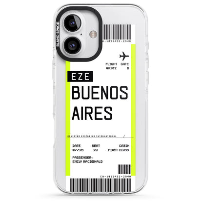 Personalised Buenos Aires Boarding Pass