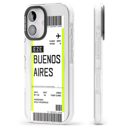 Personalised Buenos Aires Boarding Pass