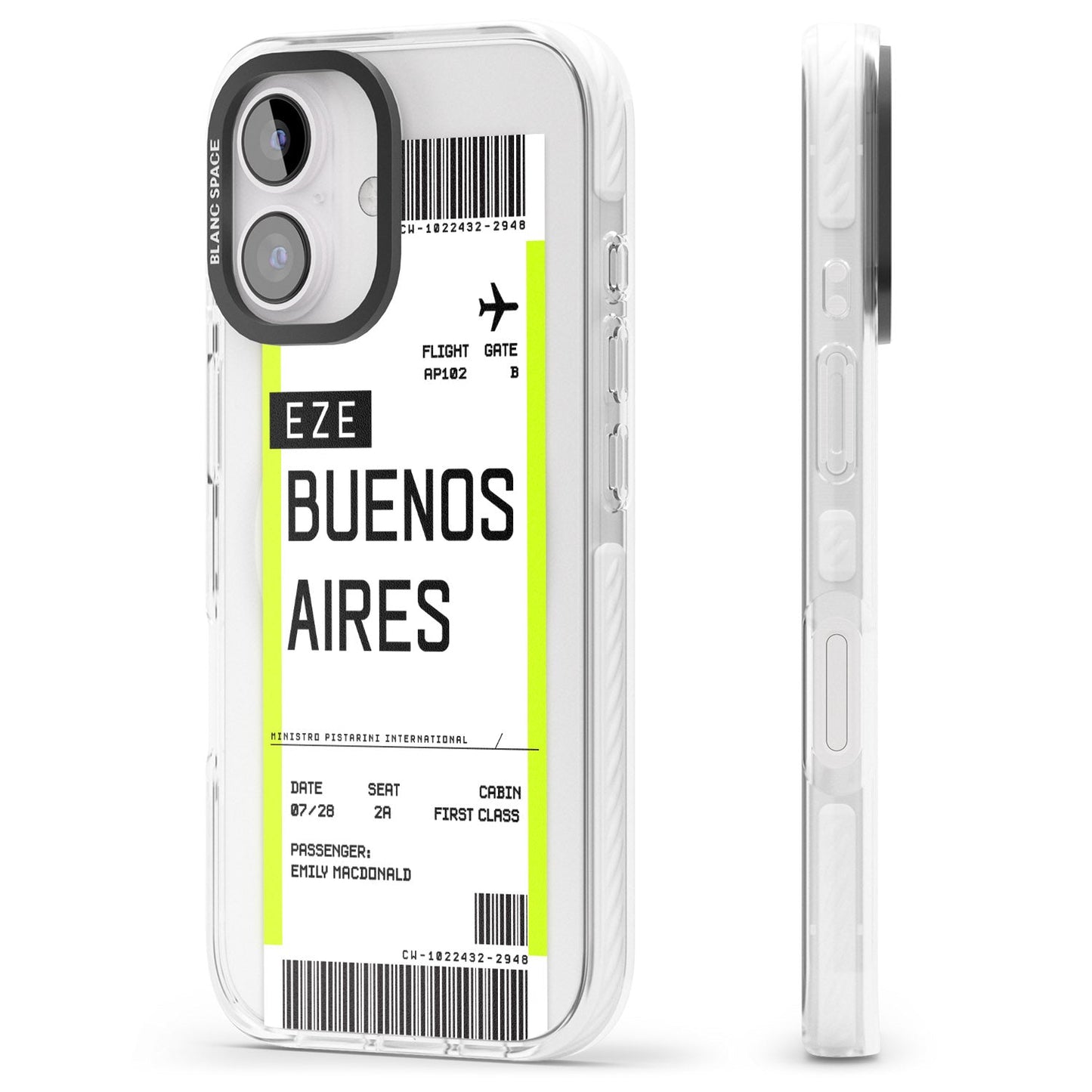 Personalised Buenos Aires Boarding Pass