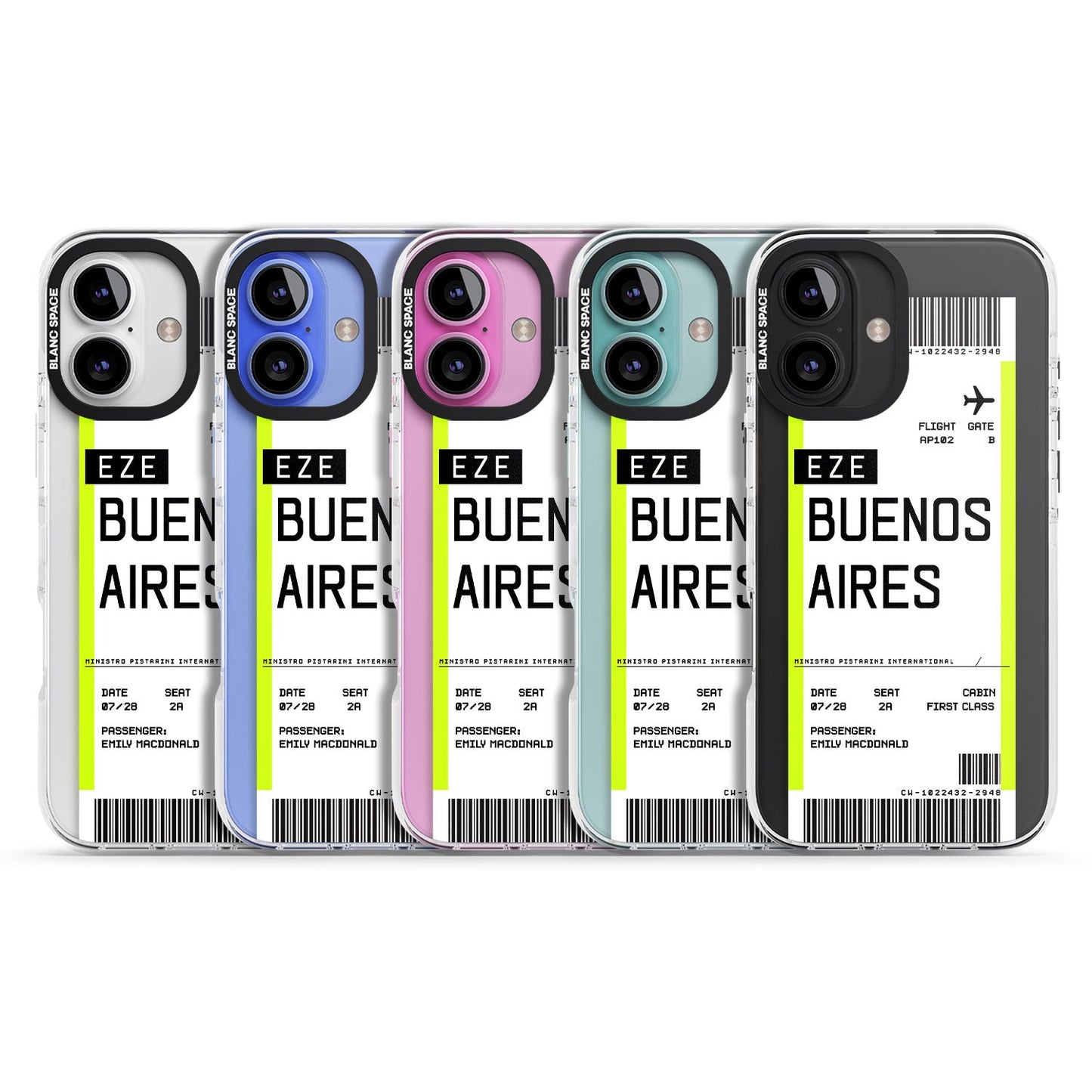 Personalised Buenos Aires Boarding Pass