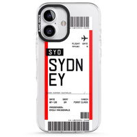 Personalised Sydney Boarding Pass