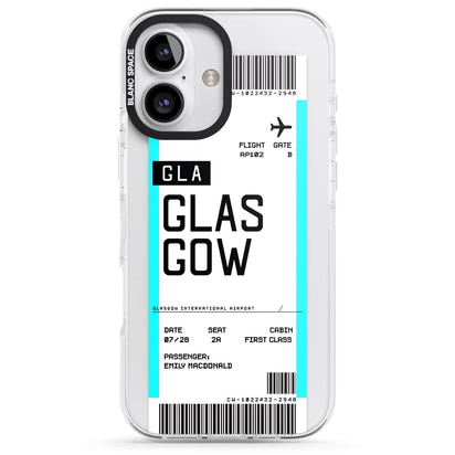 Personalised Glasgow Boarding Pass