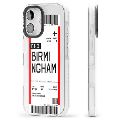 Personalised Birmingham Boarding Pass