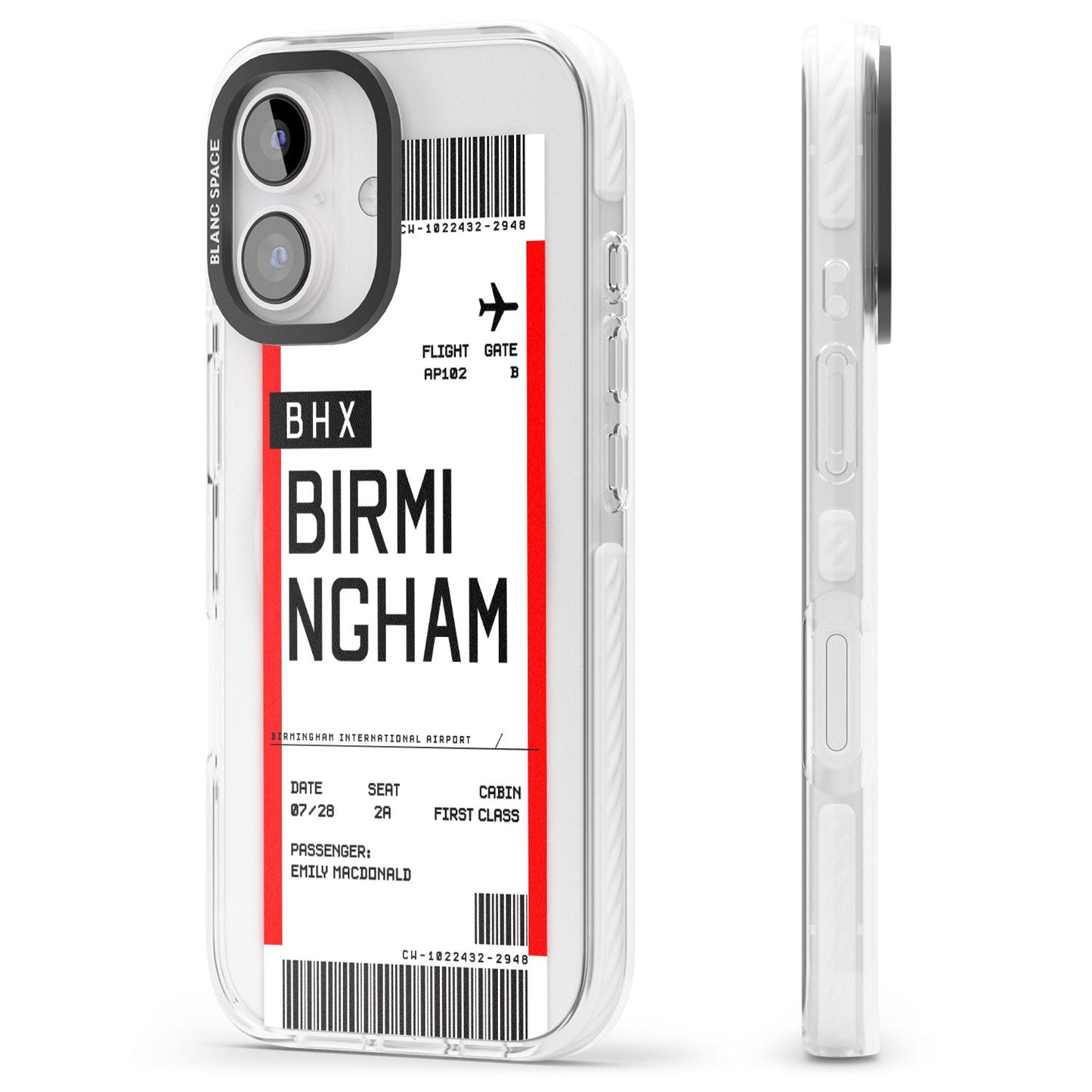 Personalised Birmingham Boarding Pass