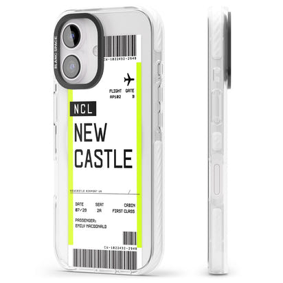 Personalised Newcastle Boarding Pass