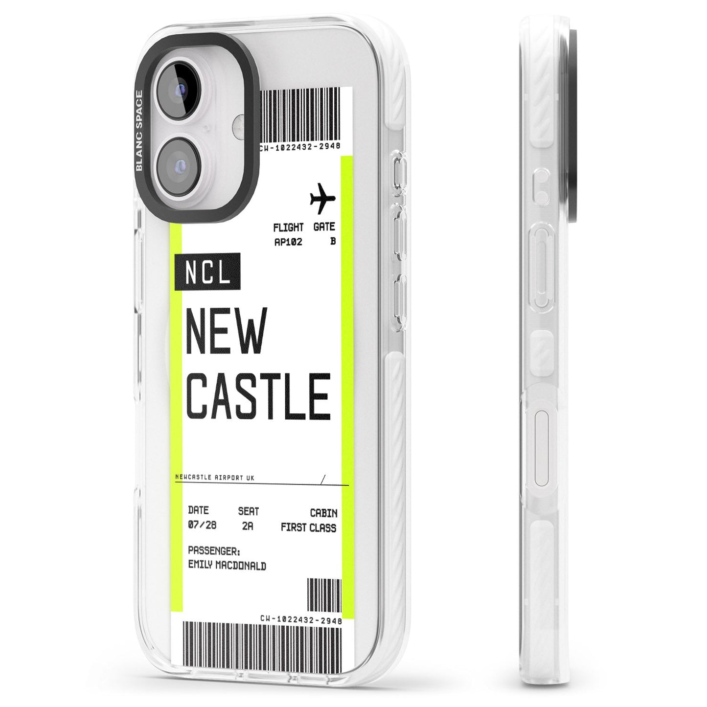 Personalised Newcastle Boarding Pass