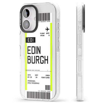 Personalised Edinburgh Boarding Pass